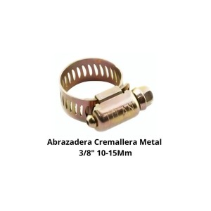 ABRAZADERA CREMALLERA METAL 3/8" 01 10-15 MM