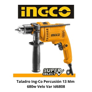 TALADRO INGCO PERCUSION 13 MM 680W VELO VAR ID680