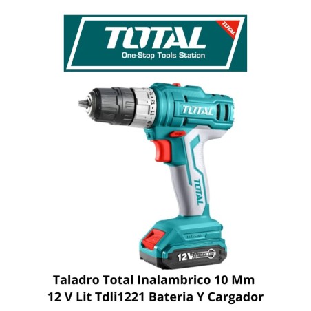 TALADRO TOTAL INALAMBRICO 10 MM 12 V LIT TDLI1221