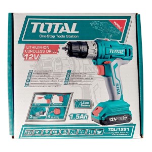 TALADRO TOTAL INALAMBRICO 10 MM 12 V LIT TDLI1221