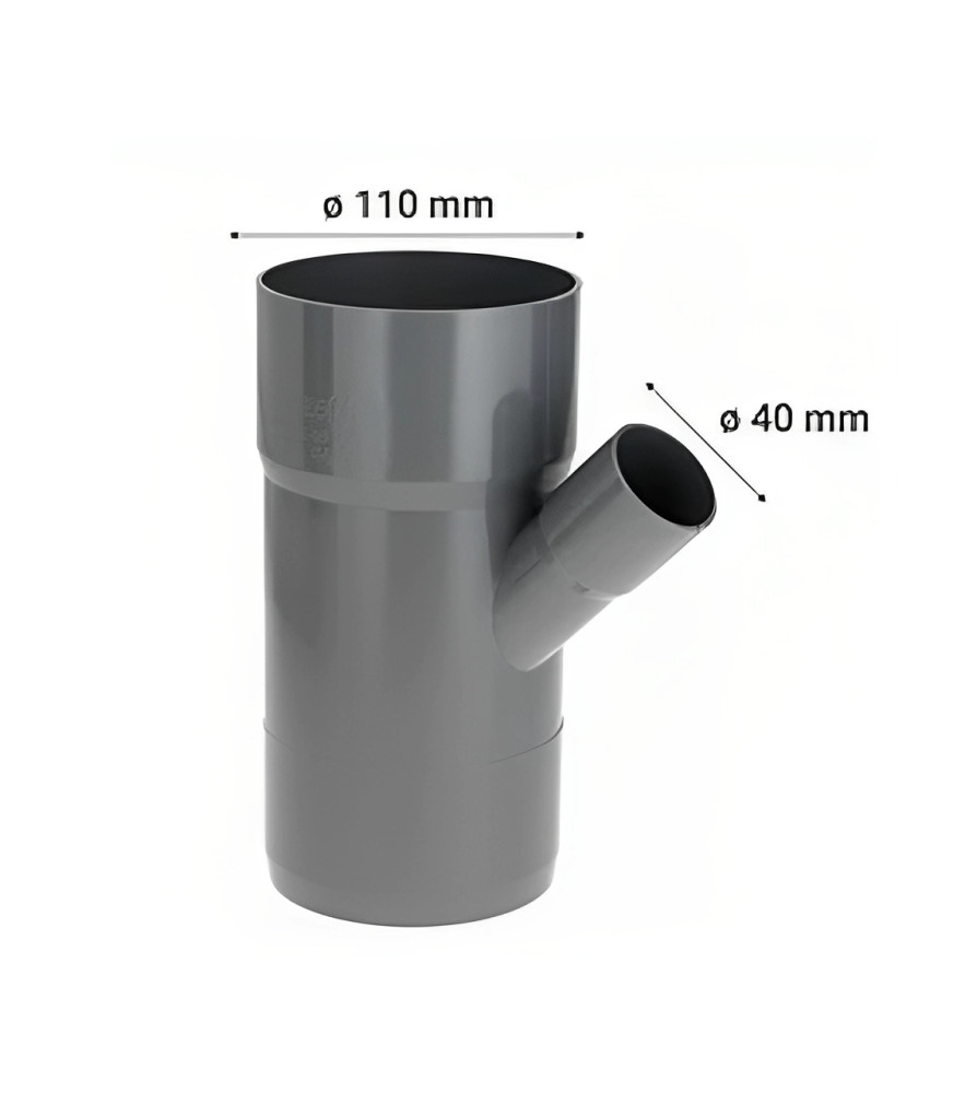 Vee Reduccion Cem Pvc Sanitario 110x40 Mm