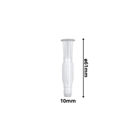 TARUGO PLASTICO TOX 10/61 MM