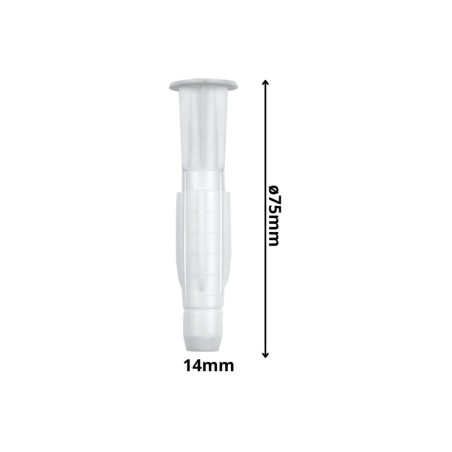 TARUGO PLASTICO TOX 14/75 MM