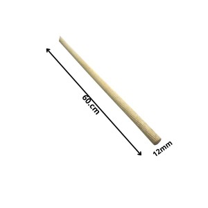 TARUGO MADERA 60 CM ESTRIADO 12 MM