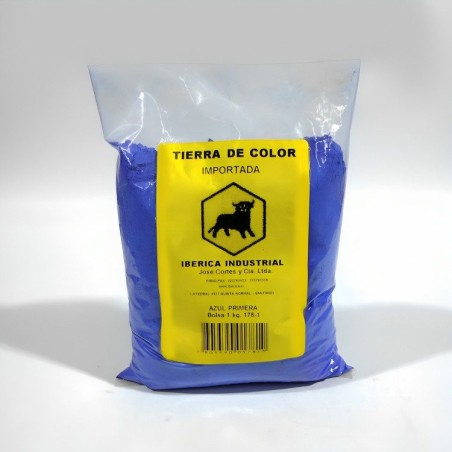 TIERRA DE COLOR AZUL PRIMERA 1 KG BOLSA