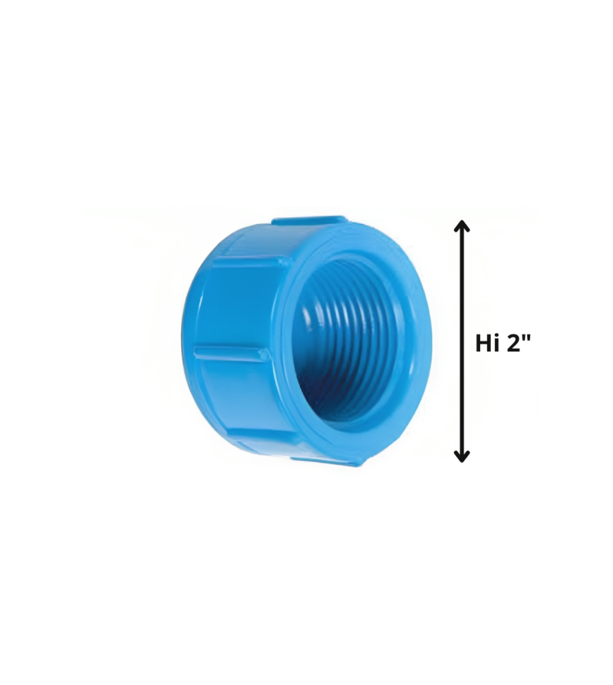 Tapa Gorro Hi Pvc Presion 2 " 60213