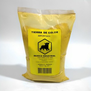 TIERRA DE COLOR AMARILLO PRIMERA 1 KG BOLSA