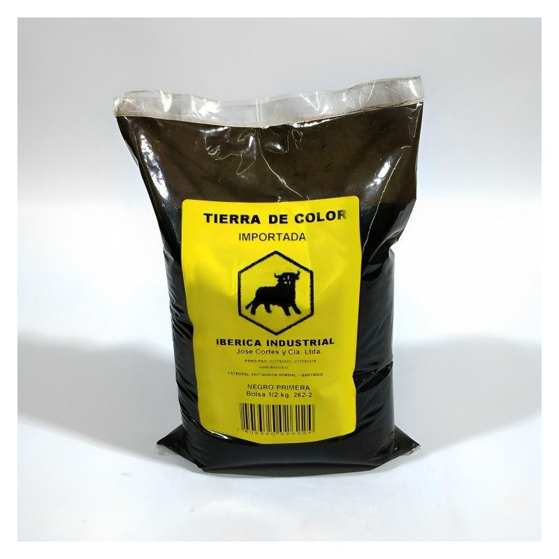 TIERRA DE COLOR NEGRO PRIMERA 1 KG BOLSA