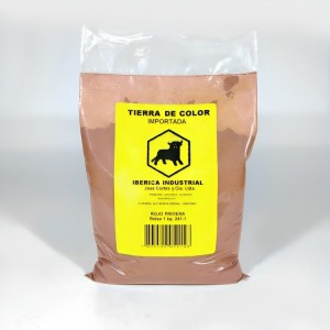 TIERRA DE COLOR ROJO PRIMERA 1 KG BOLSA