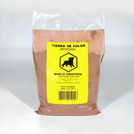 TIERRA DE COLOR ROJO PRIMERA 1 KG BOLSA
