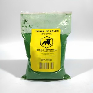 TIERRA DE COLOR VERDE PRIMERA 1 KG BOLSA