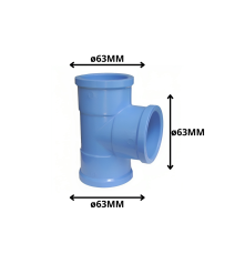 Tee Pvc Cem Presion 63 Mm