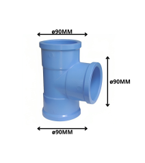 Tee Pvc Cem Presion 90 Mm
