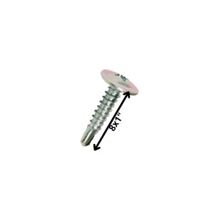 TORNILLO AUTOP LENTEJA PUNTA DE BROCA 8 X 1 " ZN