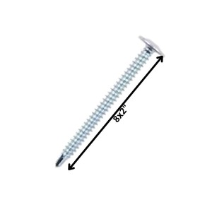 TORNILLO AUTOP LENTEJA PUNTA DE BROCA 8 X 2 " ZN