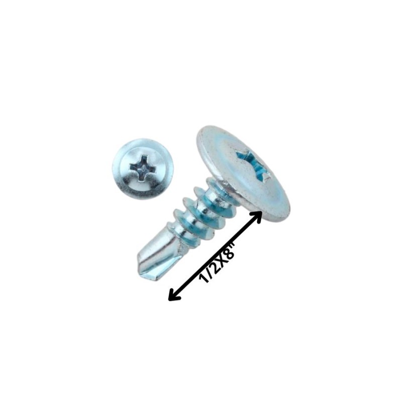TORNILLO AUTOP LENTEJA PUNTA DE BROCA 8 X 1/2" ZN