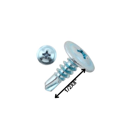 TORNILLO AUTOP LENTEJA PUNTA DE BROCA 8 X 1/2" ZN