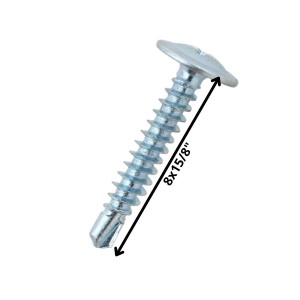 TORNILLO AUTOP LENTEJA PUNTA DE BROCA 8 X 1 5/8" Z