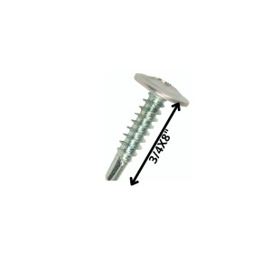 TORNILLO AUTOP LENTEJA PUNTA DE BROCA 8 X 3/4" ZN