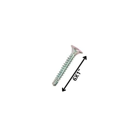 TORNILLO AUTOPERFORANTE PUNTA BROCA 6 X 1 ZINCADO