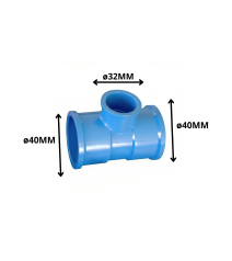 Tee Pvc Cem Reduccion...