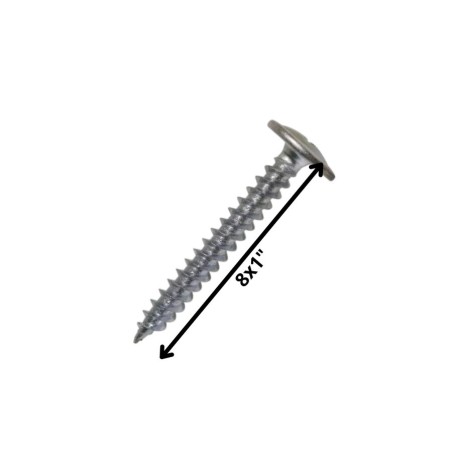 TORNILLO AUTOP LENTEJA PUNTA AGUDA 8 X 1 " ZN