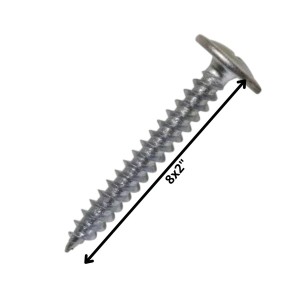 TORNILLO AUTOP LENTEJA PUNTA AGUDA 8 X 2" ZN