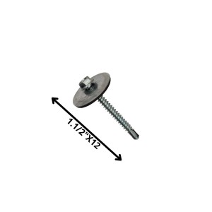 TORNILLO AUTOPERFORANTE POLICARBONATO 12 X 1 1/2"