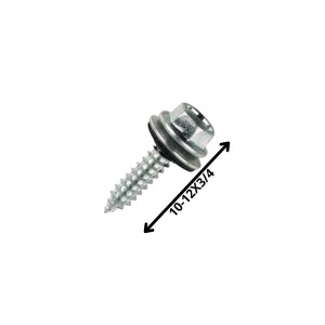 TORNILLO AUTOROSCANTE METAL/MAD 10-12 X (20) 3/4"