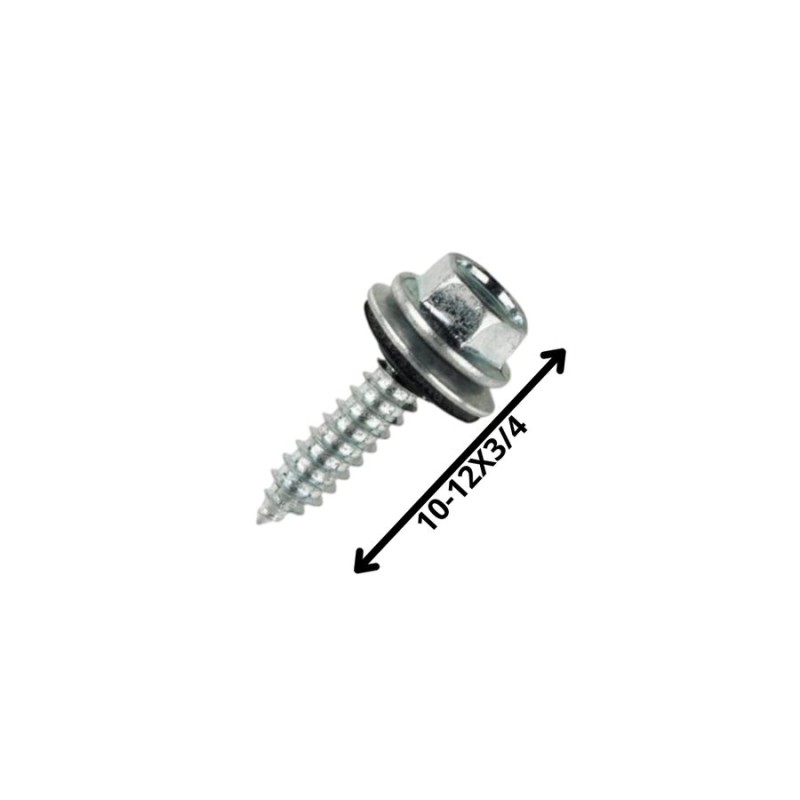 TORNILLO AUTOROSCANTE METAL/MAD 10-12 X (20) 3/4"