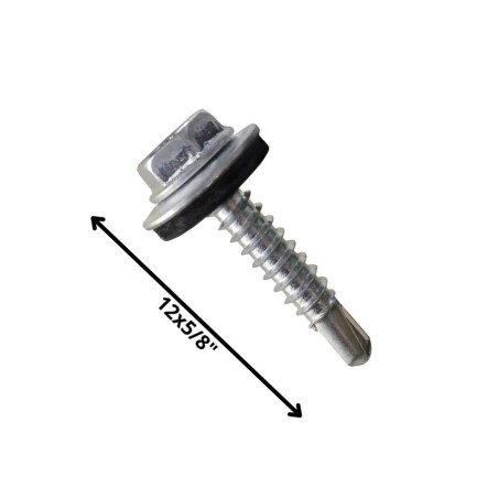 TORNILLO AUTOPERFORANTE PUNTA BROCA 12 X 5/8" C/GO