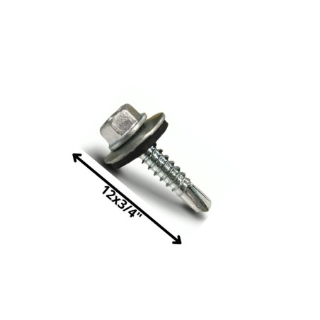 TORNILLO AUTOPERFORANTE PUNTA BROCA 12 X 3/4" C/GO