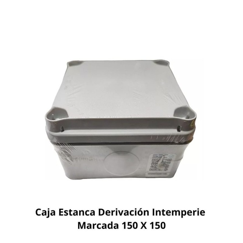 CAJA ESTANCA DERIVACION INTERPERIE MARCADA 150 X 1