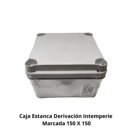 CAJA ESTANCA DERIVACION INTERPERIE MARCADA 150 X 1