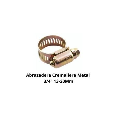 ABRAZADERA CREMALLERA METAL 3/4" 02E13-20 MM