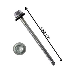 TORNILLO AUTOPERFORANTE PUNTA BROCA 14 X 3 1/2" C/