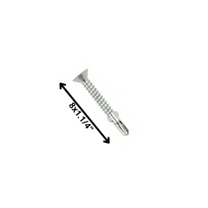 TORNILLO AUTOPERFORANTE C/ALAS WINGER 8 X 11/4"