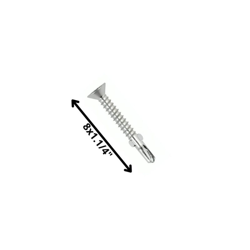 TORNILLO AUTOPERFORANTE C/ALAS WINGER 8 X 11/4"