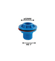 Salida Estanque Pvc Presion...