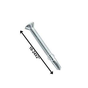 TORNILLO AUTOPERFORANTE C/ALAS WINGER 12-24 X2"