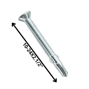 TORNILLO AUTOPERFORANTE C/ALAS WINGER 12-24 X2 1/2