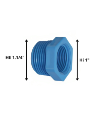 Bushing Pvc He Hi 11/4" X 1"