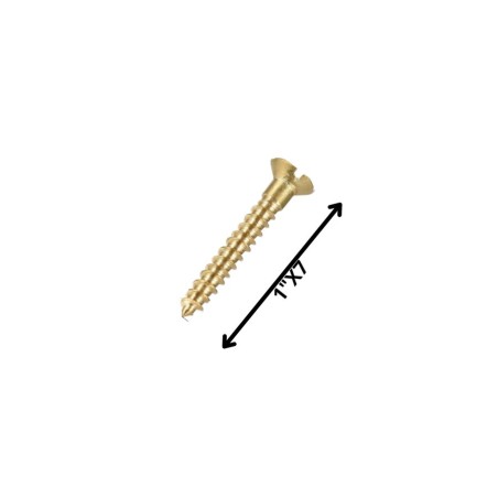 TORNILLO MADERA CABEZA PLANA 1 X 7