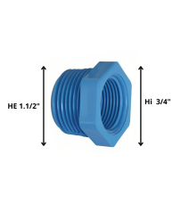 Bushing Pvc He Hi 11/2" X 3/4"
