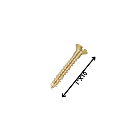 TORNILLO MADERA CABEZA PLANA 1 X 10