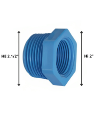 Bushing Pvc He Hi 21/2" X 2 "
