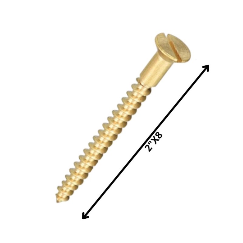TORNILLO MADERA CABEZA PLANA 2 X 8