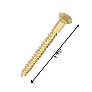 TORNILLO MADERA CABEZA PLANA 2 X 12