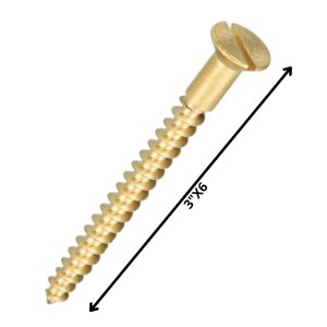 TORNILLO MADERA CABEZA PLANA 3 X 6