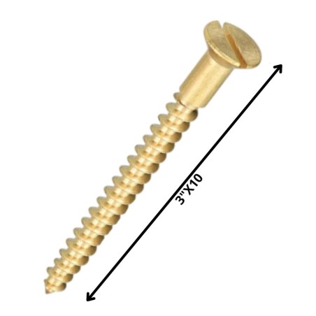 TORNILLO MADERA CABEZA PLANA 3 X 10
